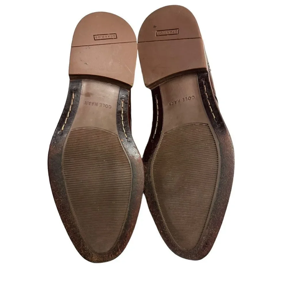 Anthropologie Cole Haan Grand OS‎ Wingtip Oxfords Brown Size 9.5